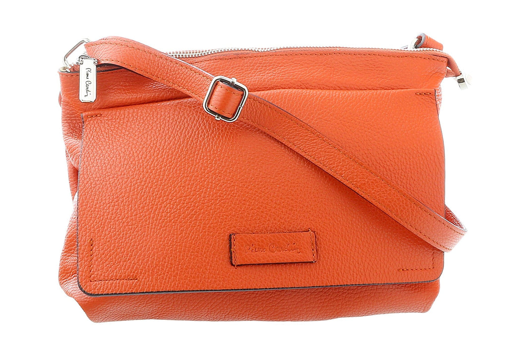 Pierre Cardin Red Leather Medium Shoulder Bag