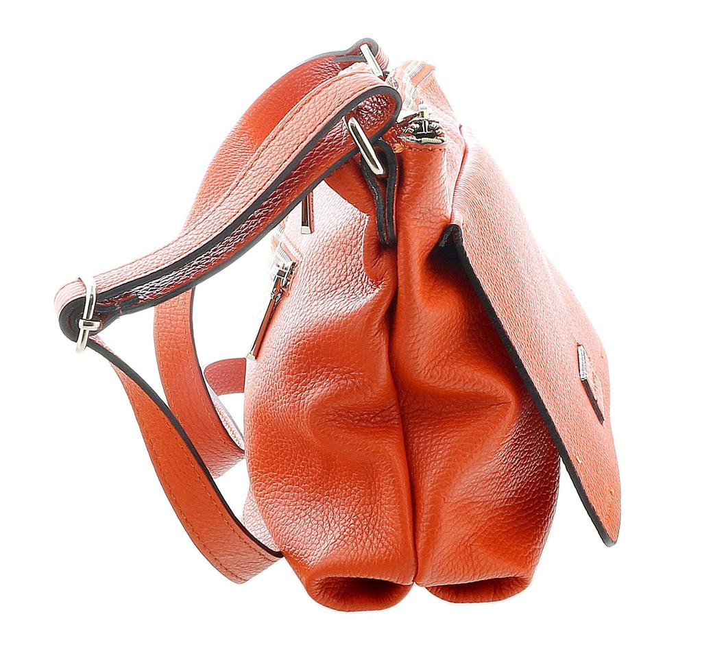 Pierre Cardin Red Leather Medium Shoulder Bag