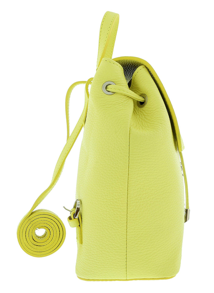 Pierre Cardin Lemon Leather Star Studded Medium Fashion Backpack