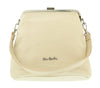 Pierre Cardin Cream Leather Small Vintage Shoulder Crossbody Bag