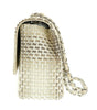 Pierre Cardin Medium  Beige Tweed Medium Curb Chain Shoulder Bag