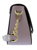 Pierre Cardin Lilac Leather Medium Structured Logo Shoulder Bag