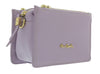 Pierre Cardin Lilac Leather Small Structured Square Crossbody Bag