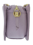 Pierre Cardin Lilac Leather Small Structured Square Crossbody Bag