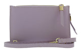 Pierre Cardin Lilac Leather Small Structured Square Crossbody Bag