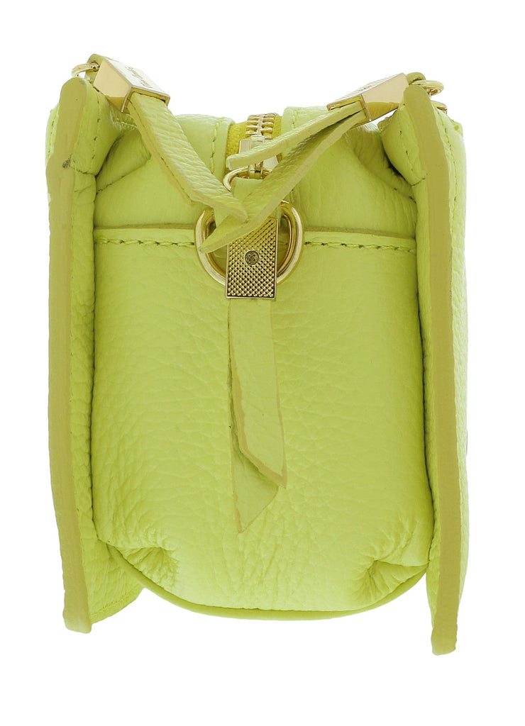 Pierre Cardin Lemon Leather Small Structured Square Crossbody Bag