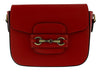 Pierre Cardin Red Leather Medium Vintage Classic Square Shoulder Bag