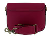 Pierre Cardin Fuschia Leather Medium Vintage Classic Square Shoulder Bag