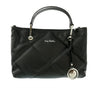 Pierre Cardin Medium  Black Soft Quilted Shopper Tote