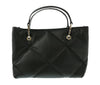 Pierre Cardin Medium  Black Soft Quilted Shopper Tote