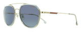 Carrera  Gold Grey Round Sunglasses