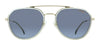 Carrera CA1028GS 02F7 IR Gold Grey Round Sunglasses