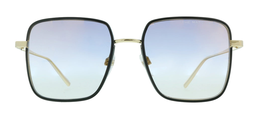 Marc Jacobs MARC 477/S FQ 02M2 Black Gold Square Sunglasses