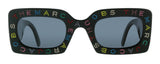 Marc Jacobs MARC 488/S IR 0807 Black Rectangle Sunglasses