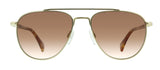 Rag And Bone RNB1044/G/S HA 001Q Gold Brown  Sunglasses
