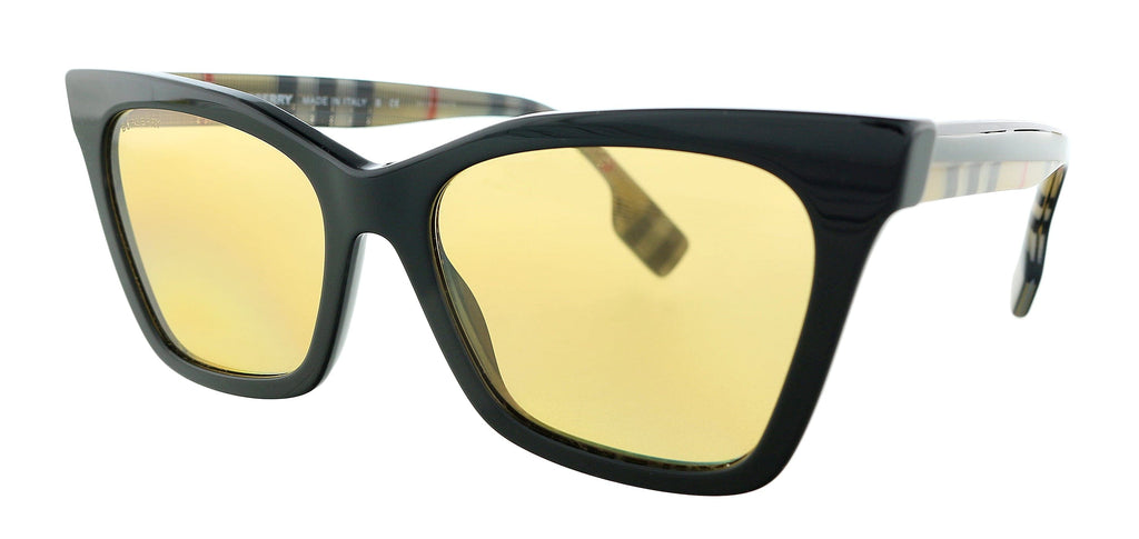 Burberry  Black  Irregular Square Sunglasses