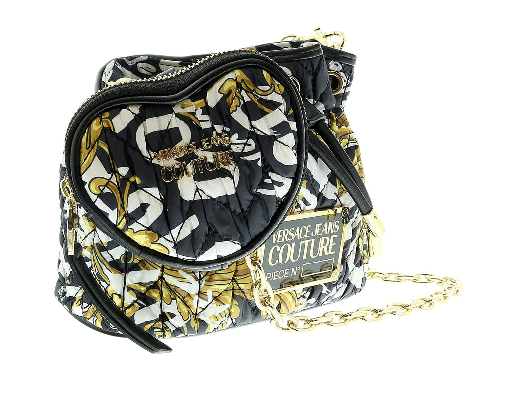Black Leather shoulder bag with logo Versace - GenesinlifeShops Japan - we  found awesome bags from Fendi