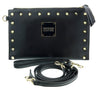 Versace Jeans Couture Small Black Zippered Pouch Wristlet Crossbody bag