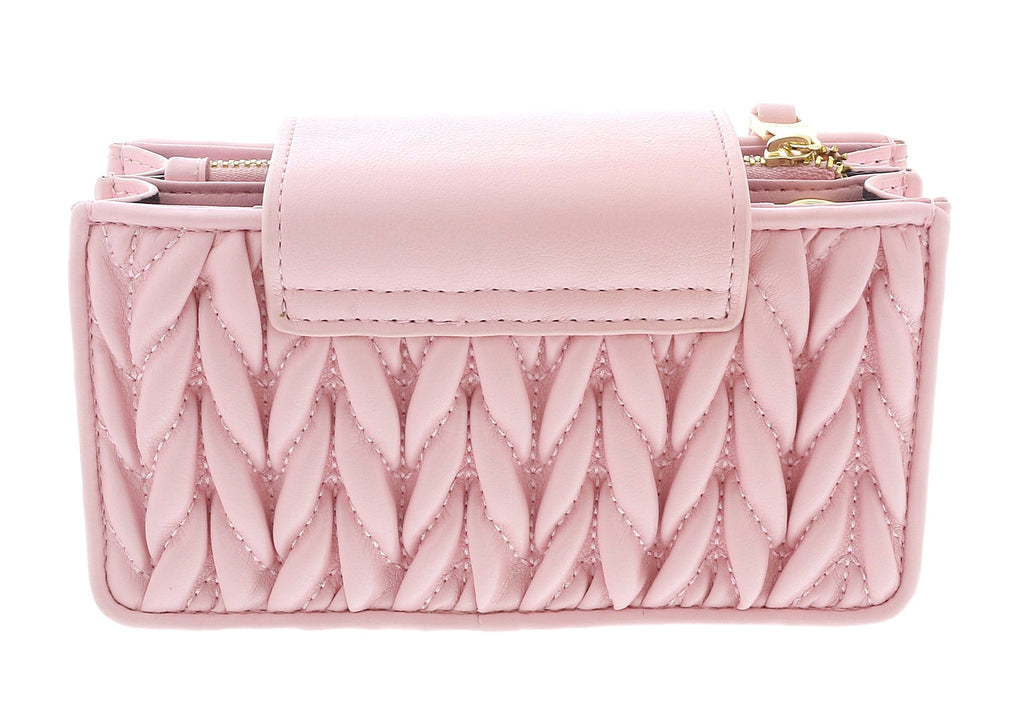 Versace Jeans Couture Small Pink Braided Mini Crossbody Bag