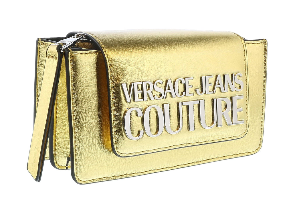Versace Jeans Couture Gold Cardholder  Compact Crossbody Bag