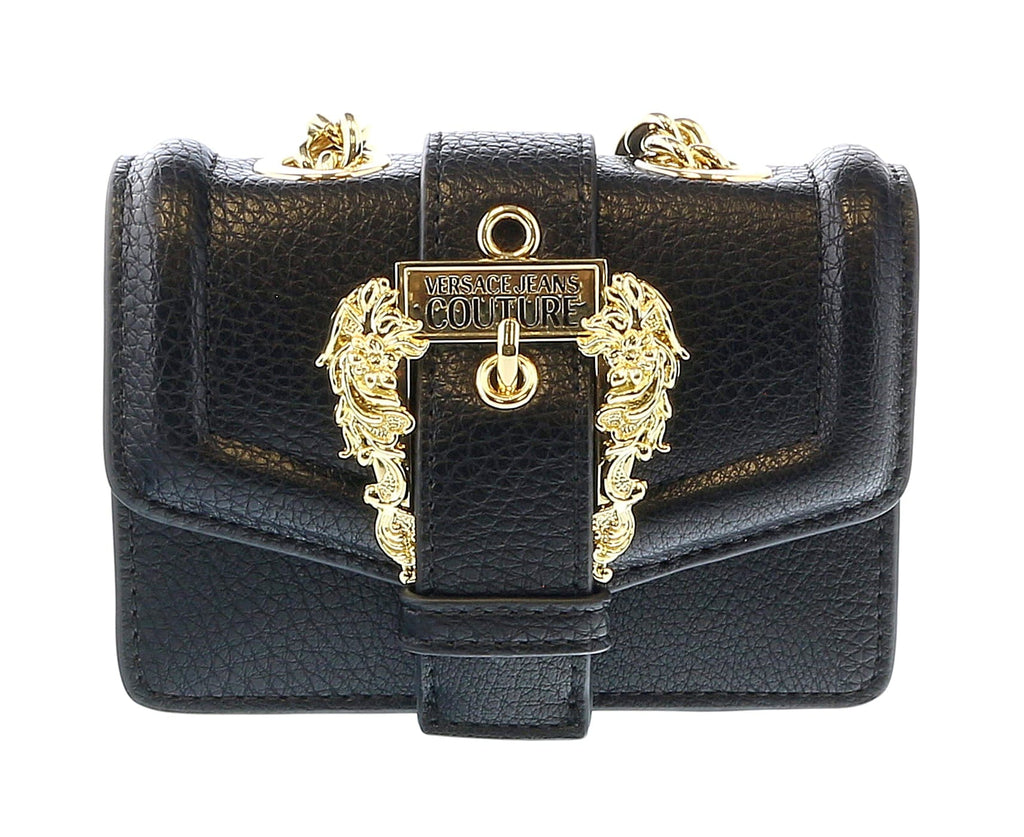 Versace Jeans Couture Chain Couture Chain Couture Tote Bag In Black - Gold