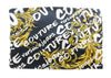 Versace Jeans Couture Black/Gold/White Brush Stroke Signature Pattern Fashion Scarf