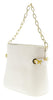 Versace Jeans Couture White Scarf Embellished Medium Bucket Bag