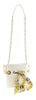 Versace Jeans Couture White Scarf Embellished Small Bucket Bag