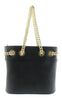 Versace Jeans Couture Black Embellished Bucket Bag