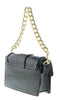 Versace Jeans Couture Black Structured Baroque Belt Crossbody/Shoulder Bag