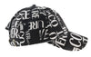 Versace Jeans Couture Black White  Signature Print Baseball Cap