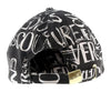 Versace Jeans Couture Black White  Signature Print Baseball Cap