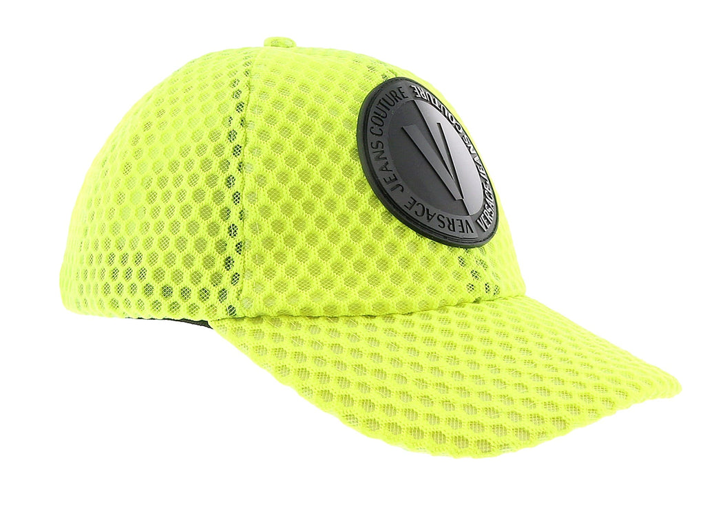 Versace Jeans Couture Neon Yellow  Medallion Baseball Cap