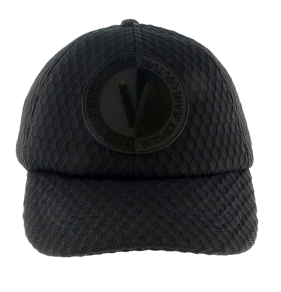 Versace Jeans Couture Black  Medallion Baseball Cap