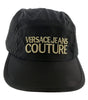 Versace Jeans Couture Black  Signature Embroidery Surf Cap