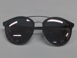 Prada Linea Rossa  Black Round Sunglasses