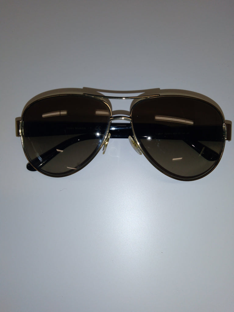 Tory Burch  Gold Aviator Sunglasses