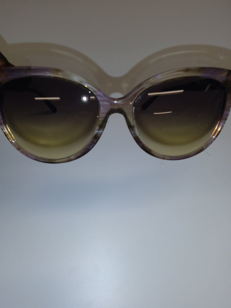 Michael Kors MK2045 Jan  323370 Purple Floral Cateye Sunglasses