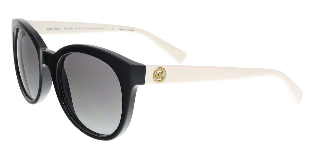 Michael Kors MK6019 305211  Black/Ivory Round Sunglasses