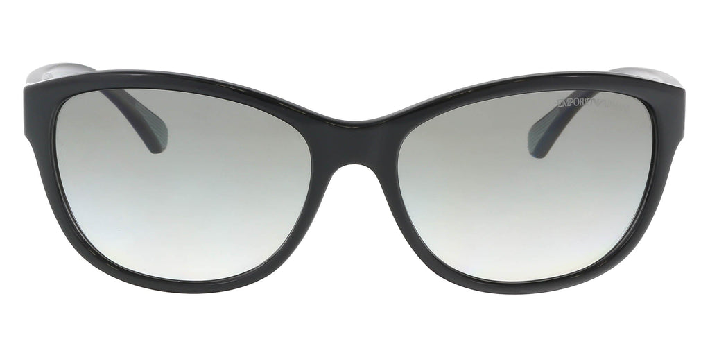Emporio Armani  Black  Oval Sunglasses