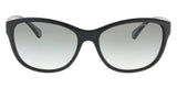 Emporio Armani  Black  Oval Sunglasses