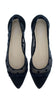 Ventutto Black Mesh Ballerina Flats-