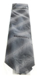 Missoni U4547 Gray/Black Graphic Pure Silk Tie