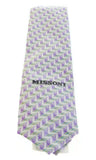 Missoni U4706 Purple Chevron  Pure Silk Tie