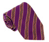 Missoni U5128 Purple Awning Pure Silk Tie