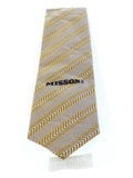 Missoni U5325 Gold/Brown Micro Check Pure Silk Tie
