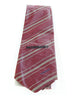 Missoni U5026 Red/Brown Regimental Pure Silk Tie