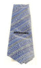 Missoni U4305 Blue/Purple Flame Stitch Pure Silk Tie