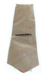 Missoni U4313 Gold/Red Basketweave Pure Silk Tie