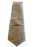Missoni U5092 Gold/Brown Polka Dot Pure Silk Tie